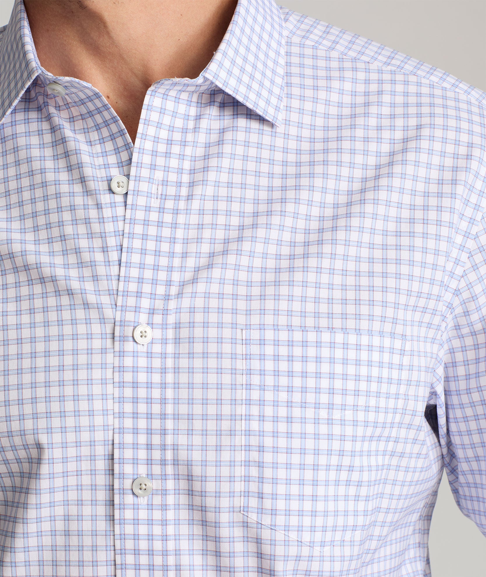 Italian Wrinkle-Free Cunningham Shirt