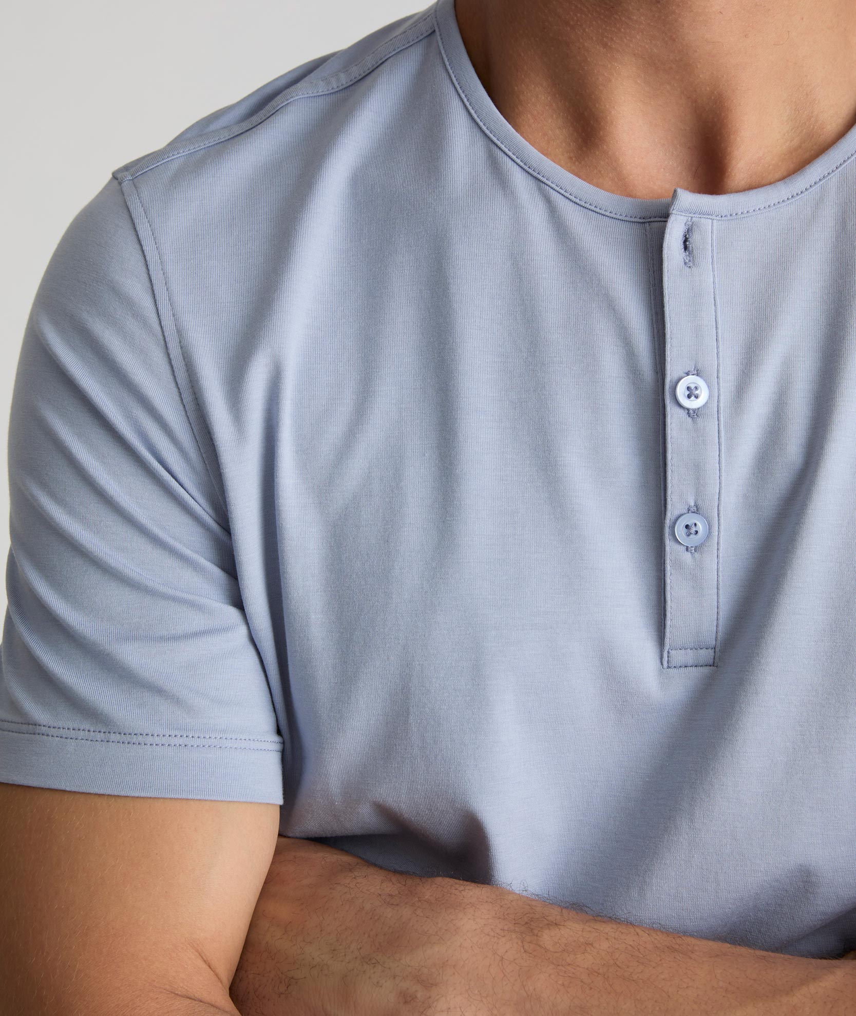 EcoSoft™ Short-Sleeve Henley