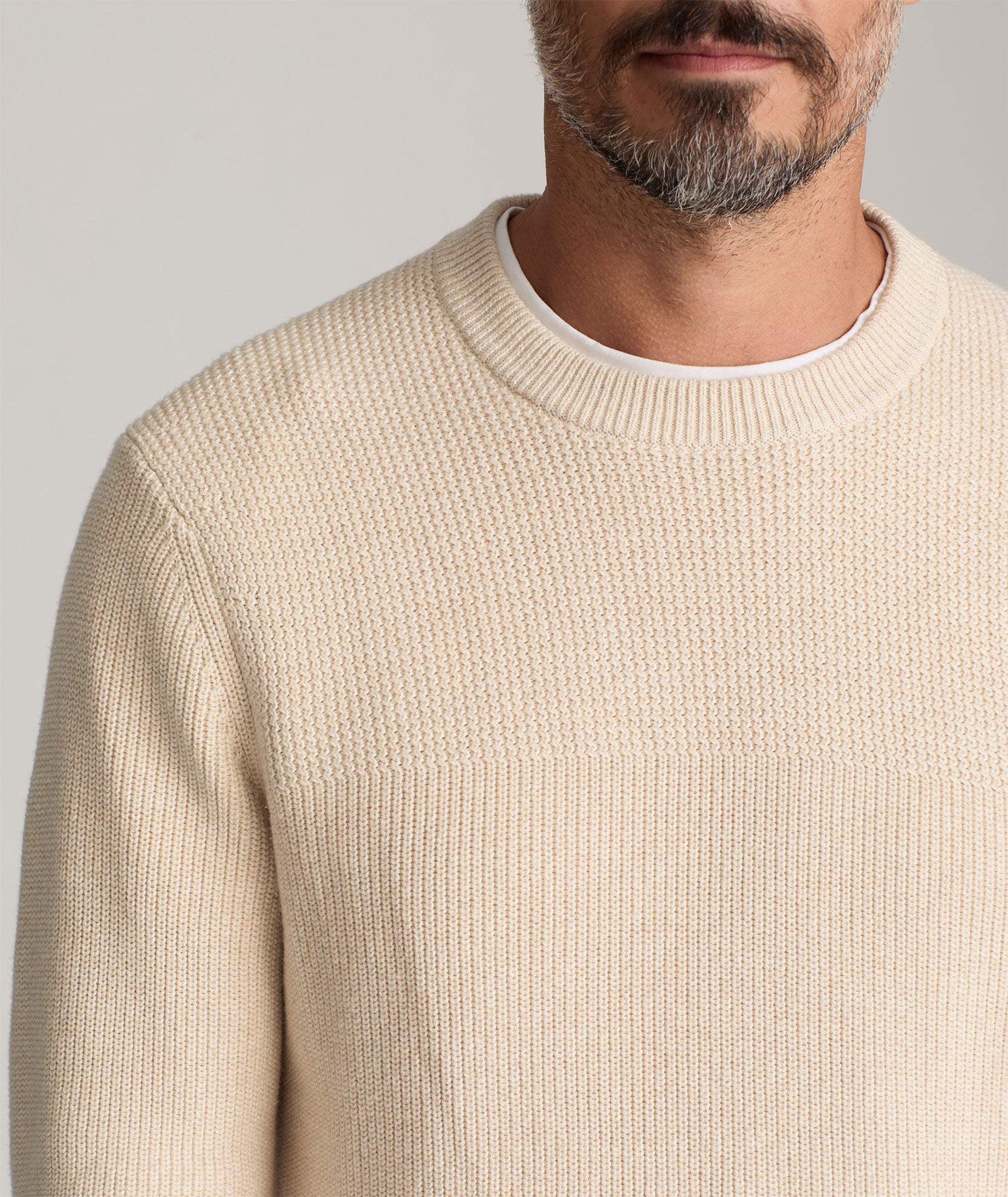 Ribbed Crewneck Sweater