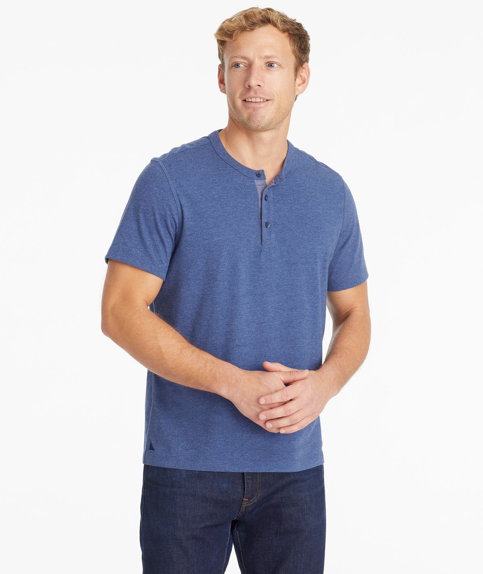 Ultrasoft Short-Sleeve Henley