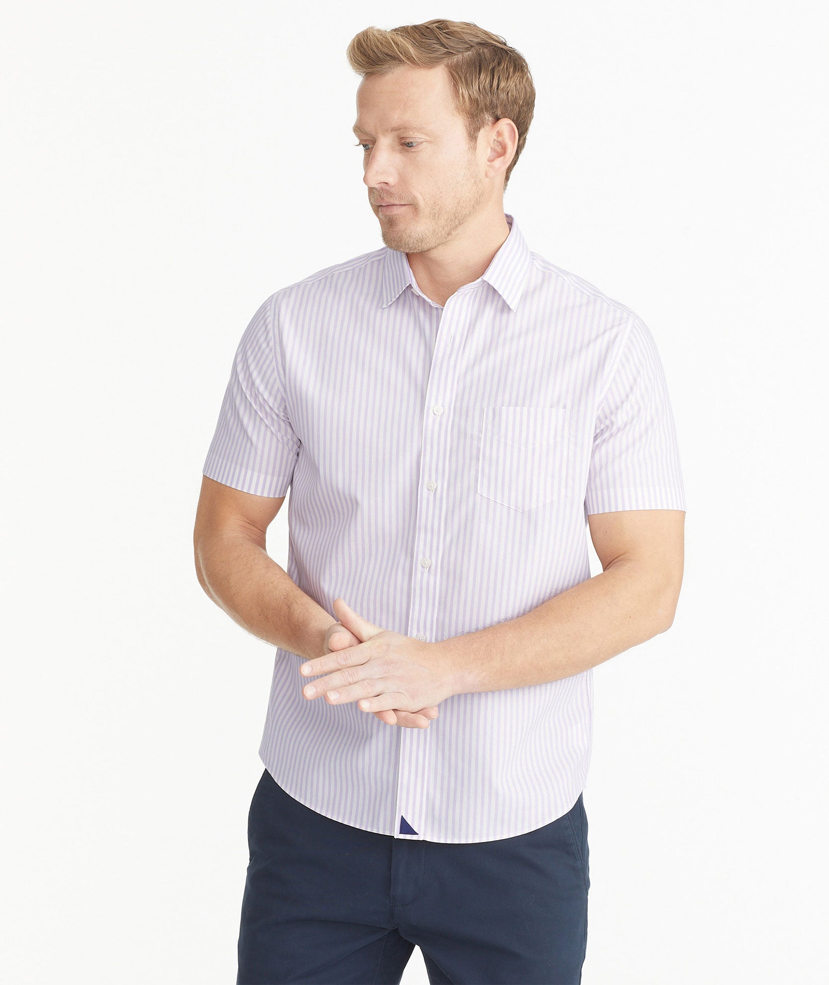 Wrinkle-Free Short-Sleeve Franz Shirt - FINAL SALE