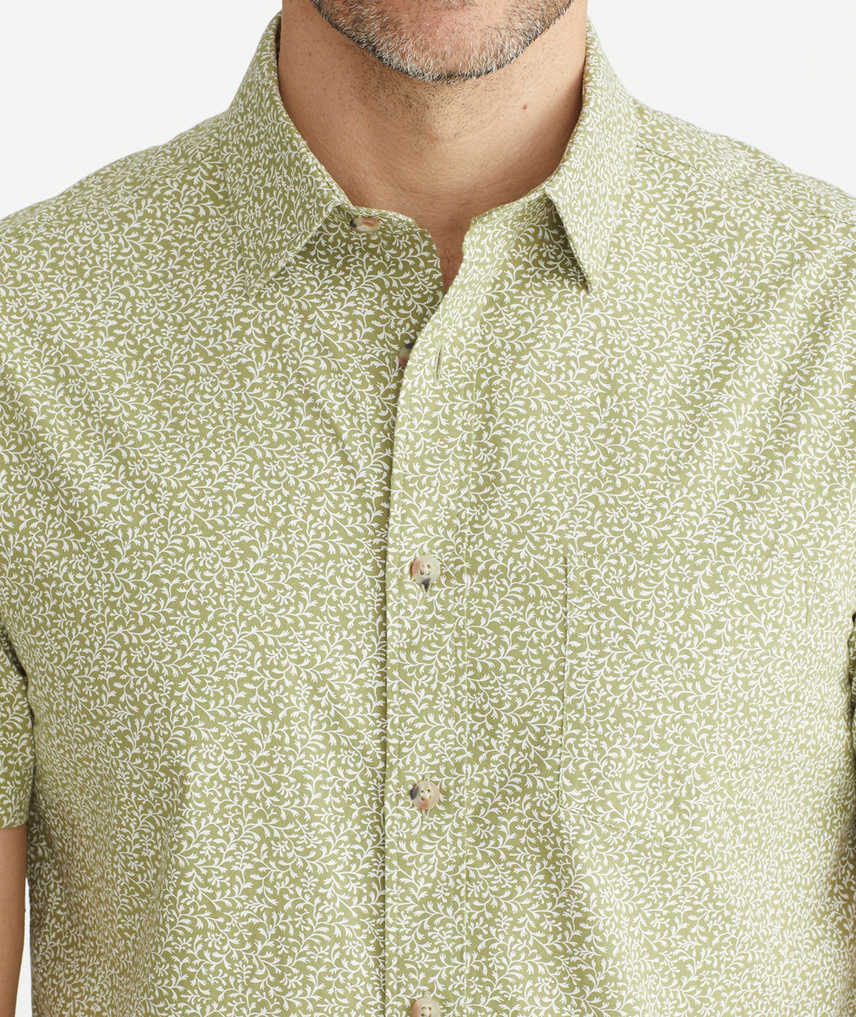 Cotton Short-Sleeve Byers Shirt - FINAL SALE