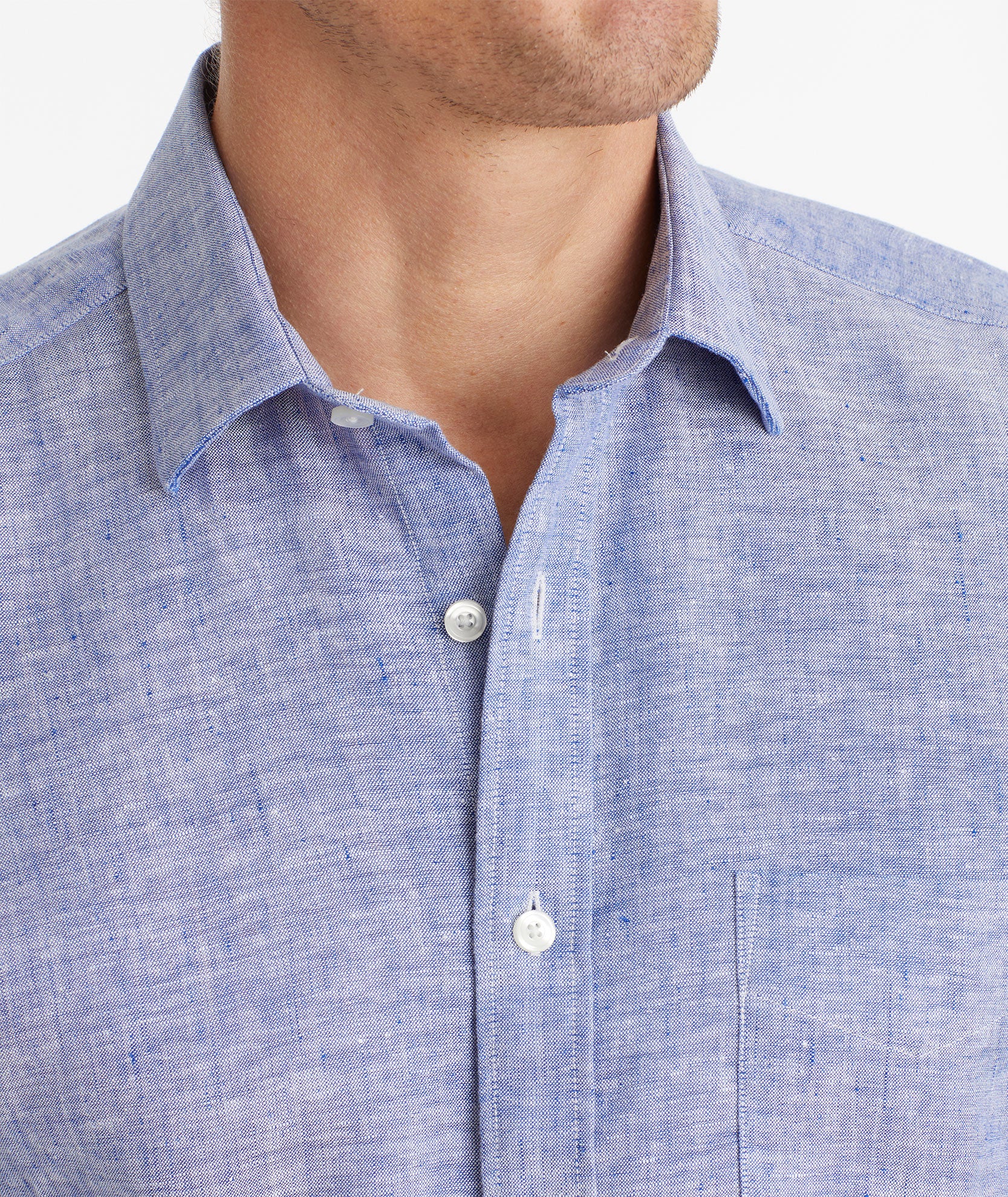 Wrinkle-Resistant Linen Vin Santo Shirt